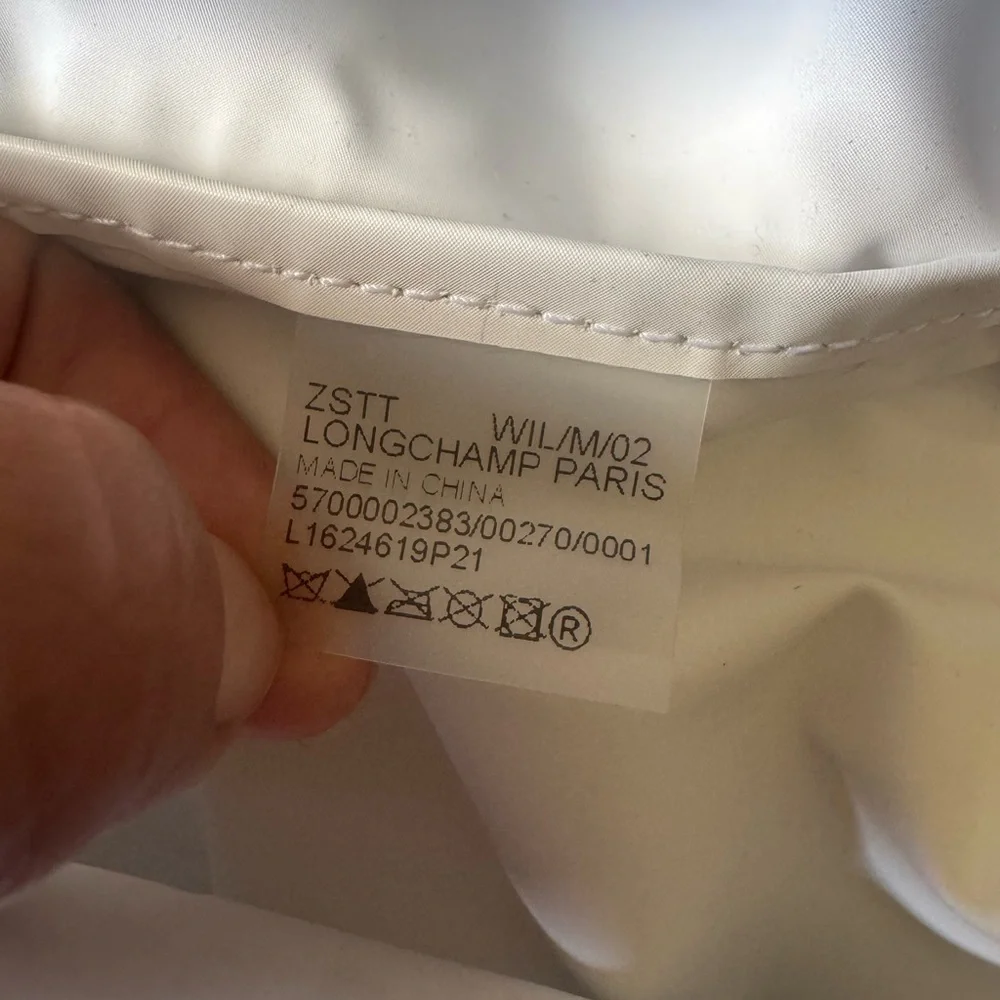 Longchamp Purple Nylon Tote bag with Gold Logo - Picture 5 of 16